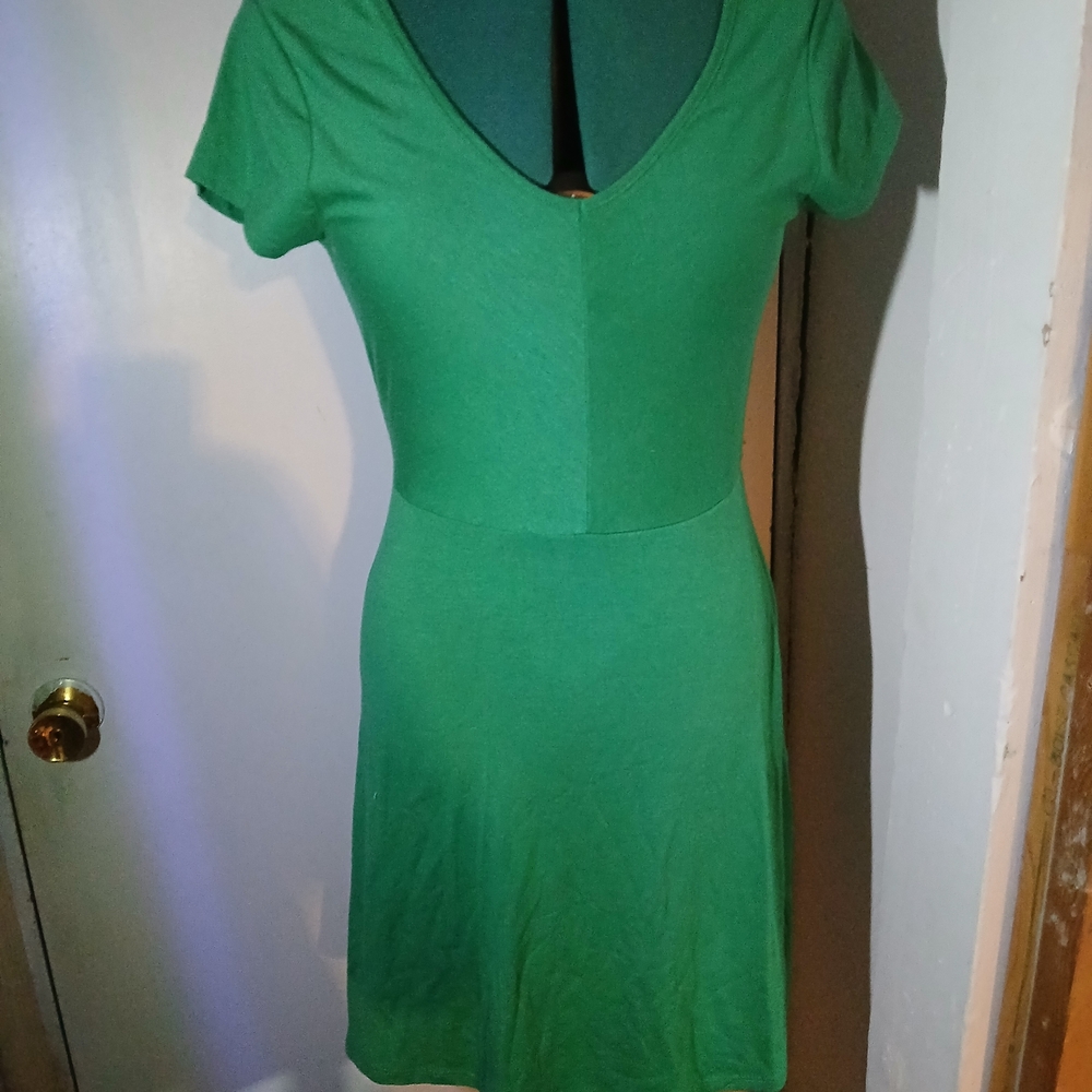 Xhilaration Vibrant Green Mini Dress